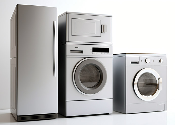 Stator motoru a jádro rotoru domácího spotřebiče