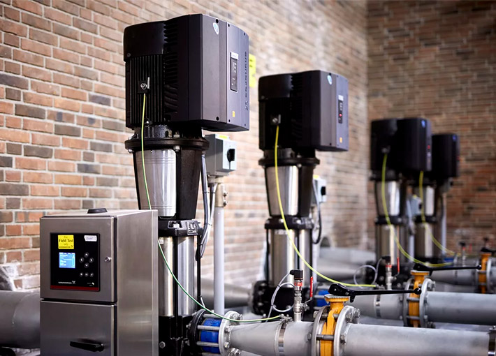 Stator motoru vodního čerpadla a jádro rotoru