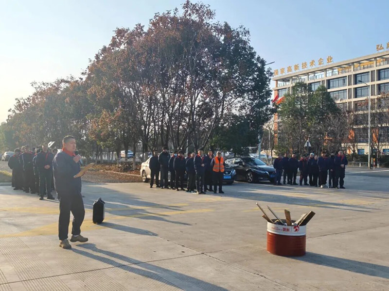 Technologie Jufeng | Požární cvičení 